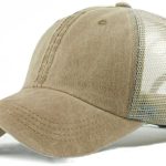 Vintage Washed Trucker Hat Distressed Adjustable Mesh Baseball Cap for Men Women Sun Hats Beach Outdoor Sports