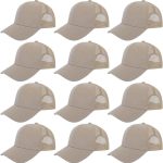 12 Pack Mesh Trucker Hats, Bulk Baseball Caps for Men and Women, Trucker Cap Wholesale