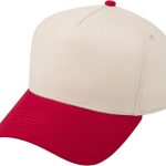 5 Panel Trucker Cap  Mid Profile Cotton Sun Hat Adult