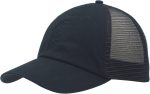 Washed Cotton Unstructured Soft Mesh Adjustable Trucker Baseball Cap