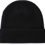 Classic Double Layer Knit Beanie Hat Warm Thick Acrylic Winter Hats Daily Cuffed Beanies Watch Hat for Men Women