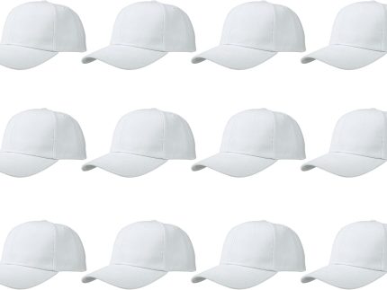 Plain Blank Baseball Caps Adjustable Back Strap Wholesale LOT 12 PC'S