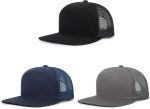 Trucker Hats Mesh 7 Panel  Hats Adjustable Blank Baseball Cap for Men and Women