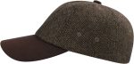 Wool Baseball Cap for Men Adjustable Unstructured Tweed Hat - Image 2