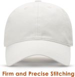 Baseball Cap for Men Women Washed Cotton Unstructured Baseball Hats Breathable Unisex Golf Dad Hat - Image 2