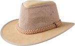 Mesh Safari Hat for Men  Golf Soaker Hats Summer Wide Brim Outback Hat Fishing Sun Hat