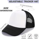 10 Pack Trucker Hat Mesh Sublimation Blank Hats Adjustable Baseball Caps Hats for Men Women - Image 2