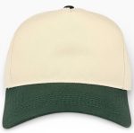 Classic  Two Tone 5-Panel Snapback Hat, Semi-Structured Pinch Front Baseball Cap, Adjustable Fit, Blank for Custom - Image 2