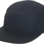 5 Panels Baseball Cap Classic Flat Bill Hat Cotton Short Flat Brim Caps
