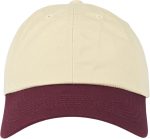 Two Tone Classic Dad Hat – 100% Cotton, Adjustable Metal Buckle Strap, Low-Profile Fit, Baseball Cap Unisex - Image 2