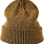 Unisex Casual Striped Beanie Cuff Winter Warm Knitted Hat