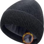 Winter Beanie Hats for Women Men Fleece Slouchy Knit Thick Beanies Warm Thermal Snow Ski Hat Gifts for Cold Weather
