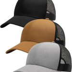 Mens Trucker Hat Structured Mesh Baseball Cap Adjustable Classic Mens Hat