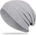 Slouchy Beanie Hats for Women & Men -Ultra-Soft Cotton Knit Cuffed Skull Cap Fashion Style Hipster Lightweight Daily Hat